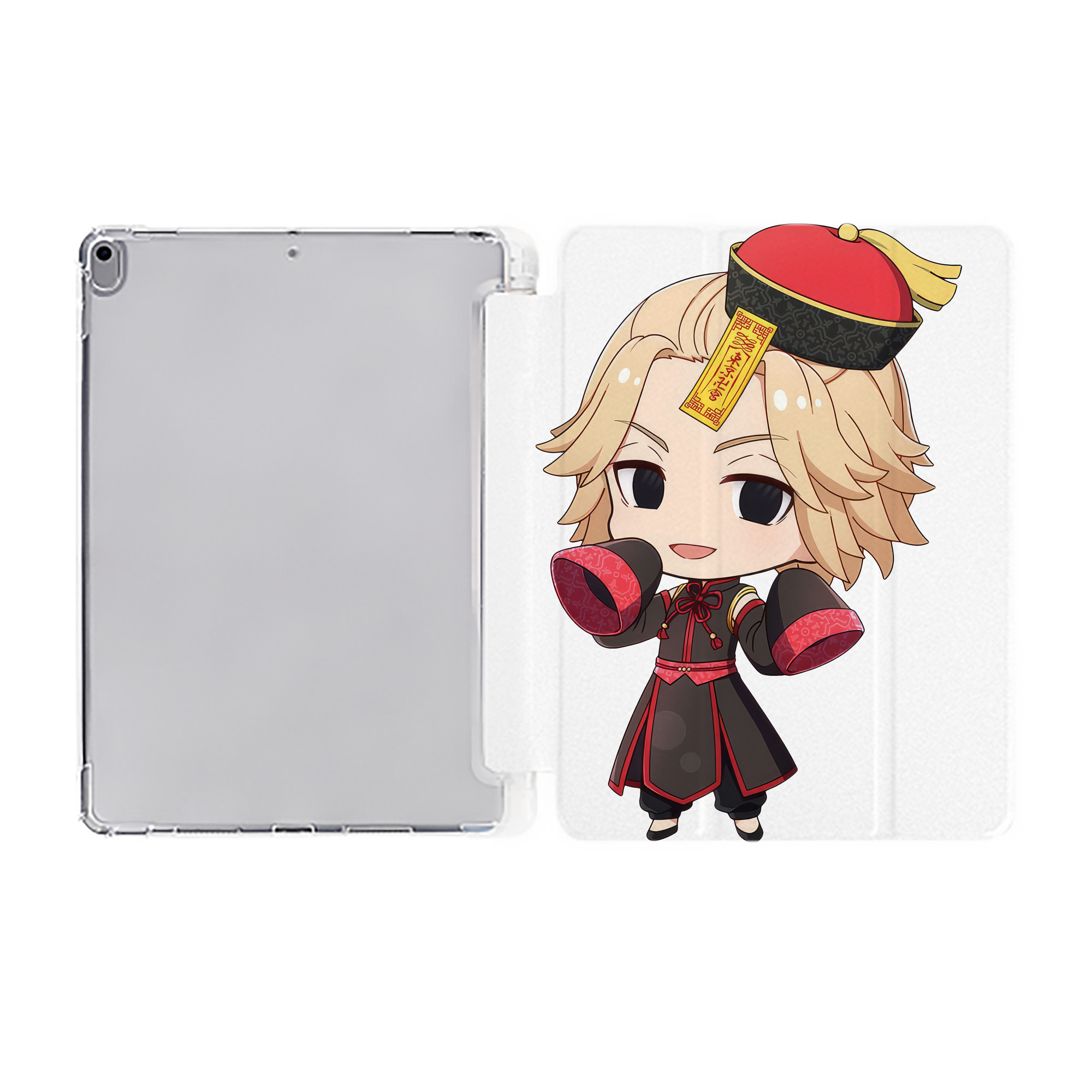 （画像用） 東京リベンジャーズ Tokyo Revengers IPad ケース ペン収納付き 三つ折りスタンド PUレザー×シリコン 対応機種9.5/10.5/10.9インチ